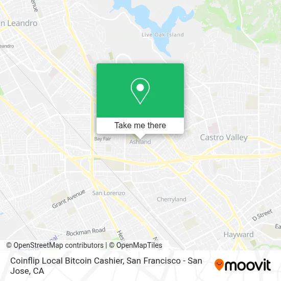 Coinflip Local Bitcoin Cashier map