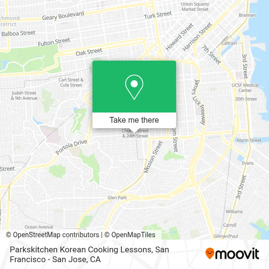 Parkskitchen Korean Cooking Lessons map