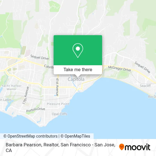 Barbara Pearson, Realtor map