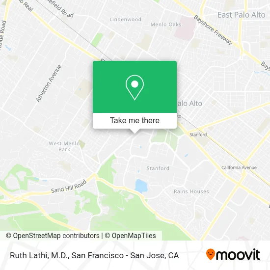 Ruth Lathi, M.D. map