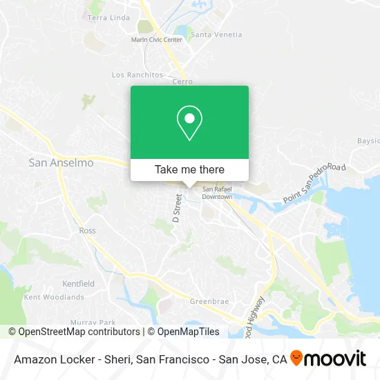 Amazon Locker - Sheri map