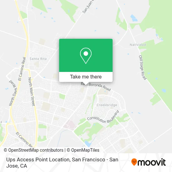 Ups Access Point Location map
