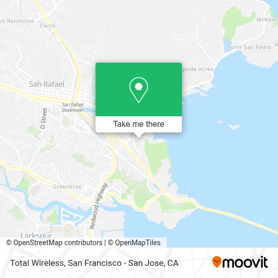Total Wireless map