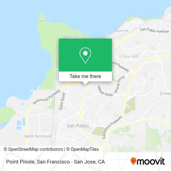 Point Pinole map