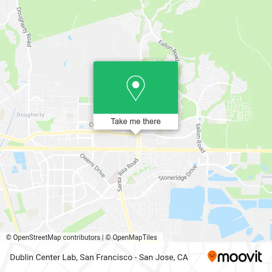 Dublin Center Lab map