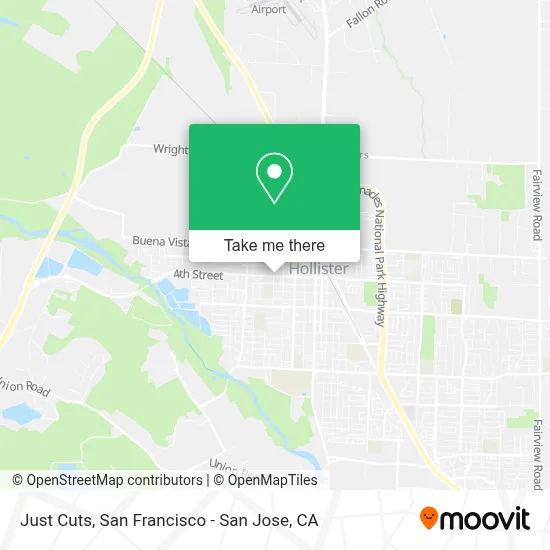 Just Cuts map