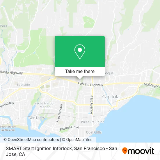 SMART Start Ignition Interlock map