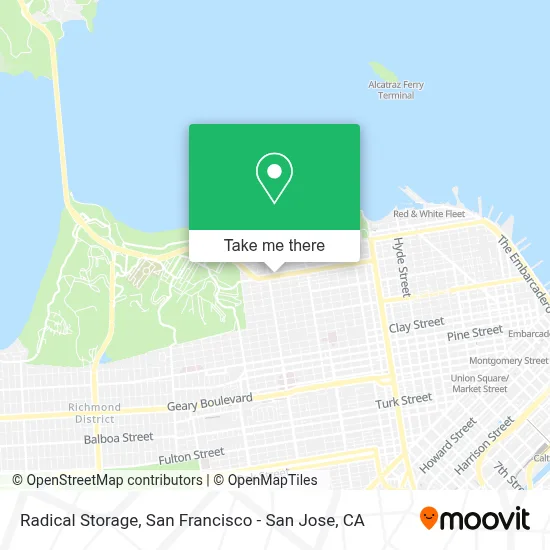 Radical Storage map