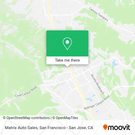 Matrix Auto Sales map
