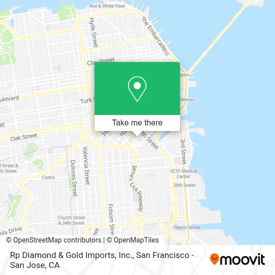 Rp Diamond & Gold Imports, Inc. map