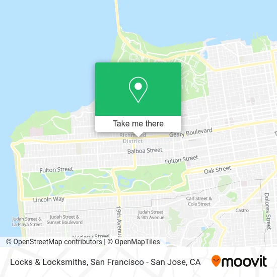Locks & Locksmiths map