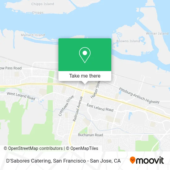 D'Sabores Catering map