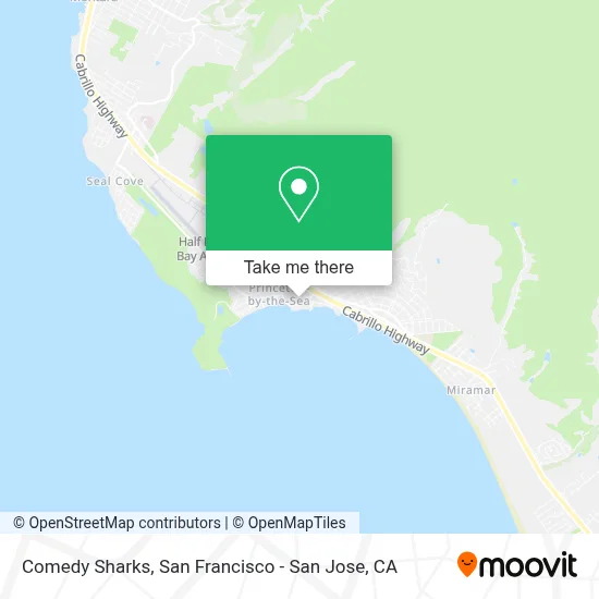 Comedy Sharks map