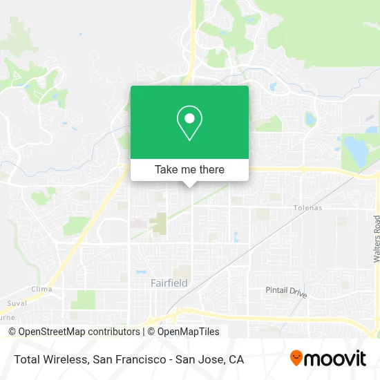Total Wireless map