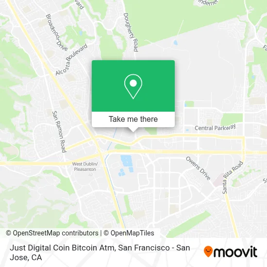 Just Digital Coin Bitcoin Atm map