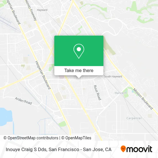 Inouye Craig S Dds map