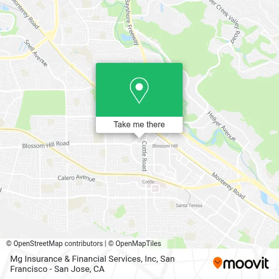 Mg Insurance & Financial Services, Inc map