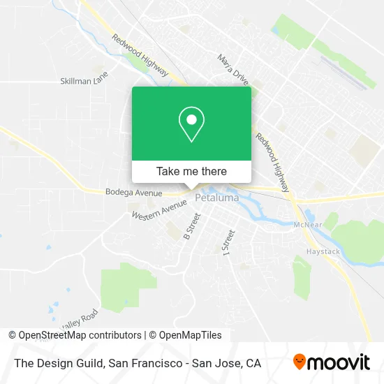 The Design Guild map