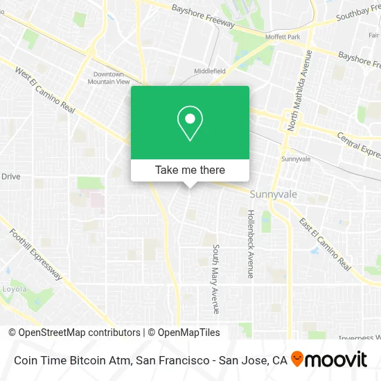 Coin Time Bitcoin Atm map