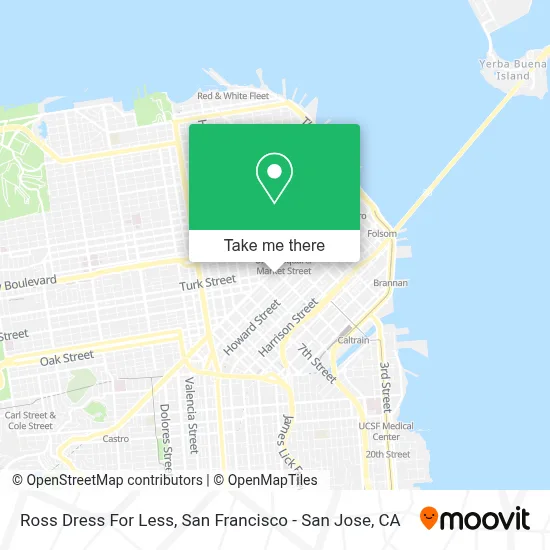 Ross Dress For Less map