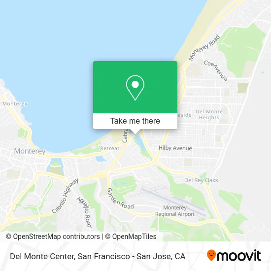 Del Monte Center map