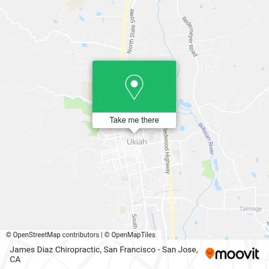 James Diaz Chiropractic map