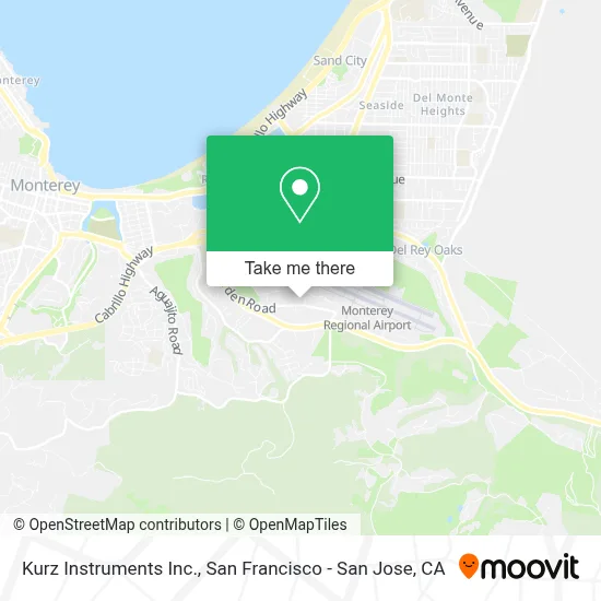 Kurz Instruments Inc. map