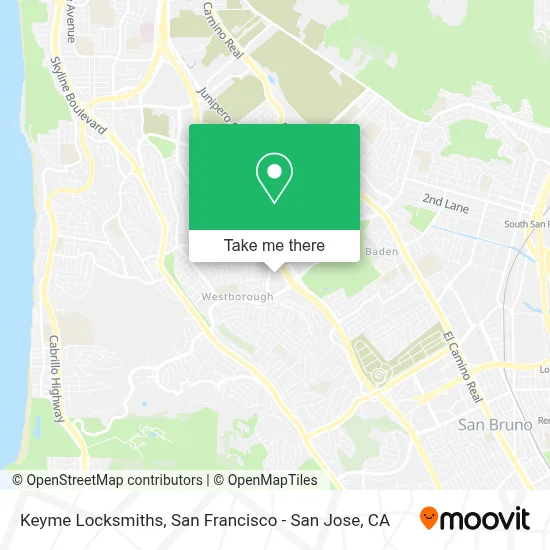 Keyme Locksmiths map