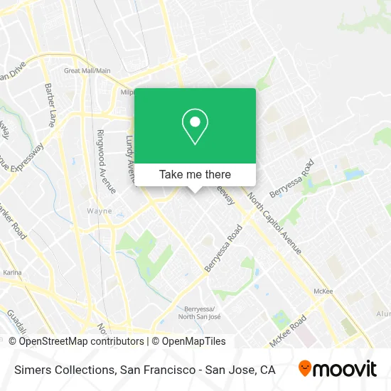 Simers Collections map