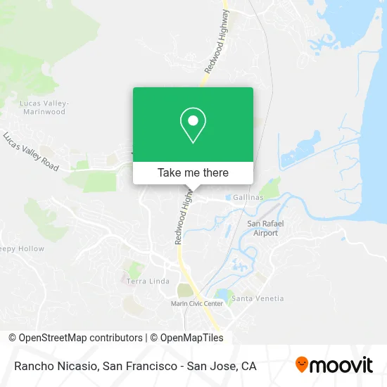 Rancho Nicasio map