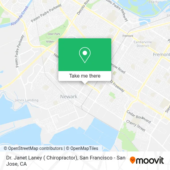 Dr. Janet Laney ( Chiropractor) map