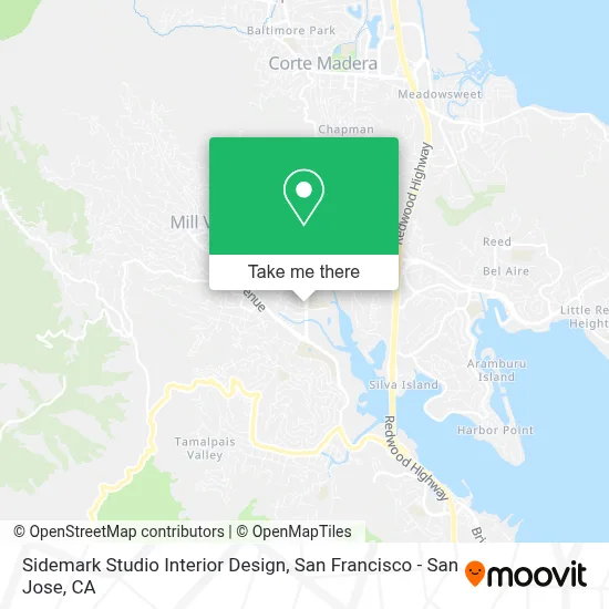 Sidemark Studio Interior Design map