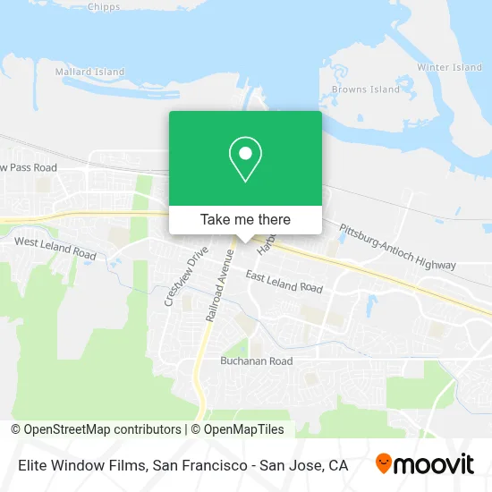 Elite Window Films map