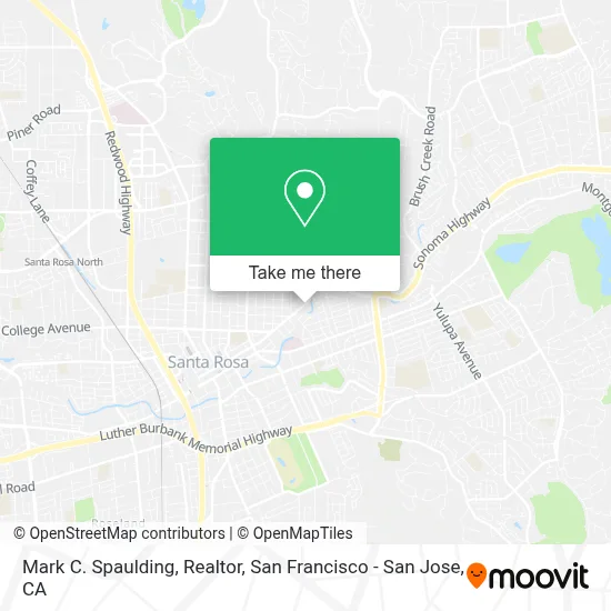 Mark C. Spaulding, Realtor map