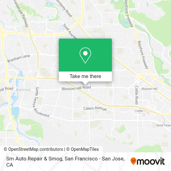 Sm Auto Repair & Smog map