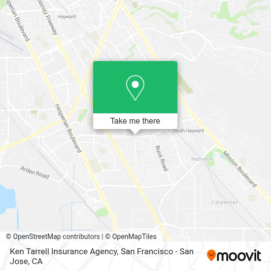 Ken Tarrell Insurance Agency map
