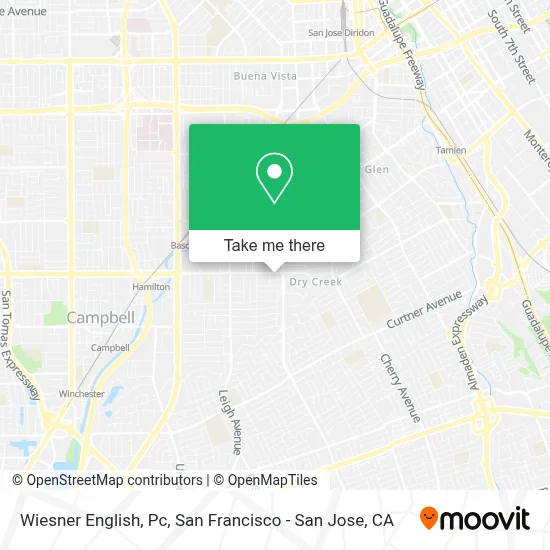 Wiesner English, Pc map