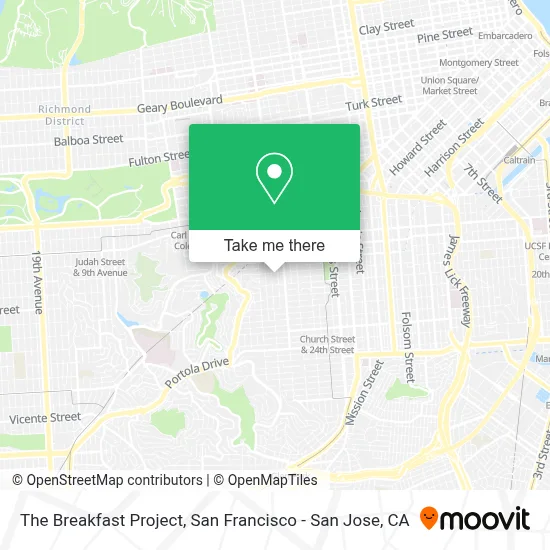 The Breakfast Project map