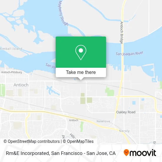Rm&E Incorporated map