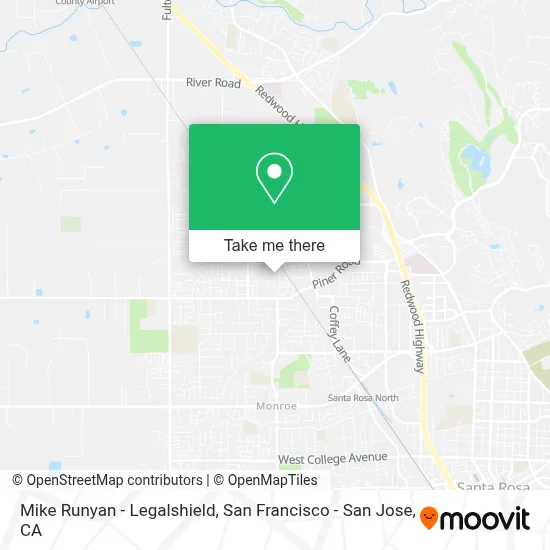 Mike Runyan - Legalshield map