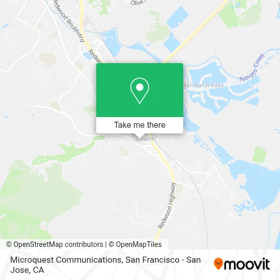 Microquest Communications map