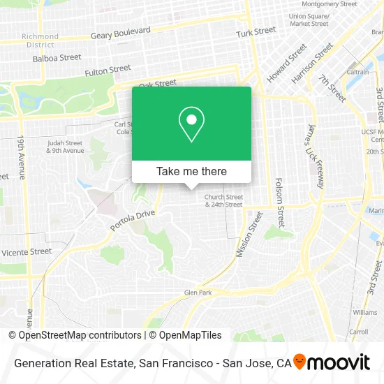 Generation Real Estate map