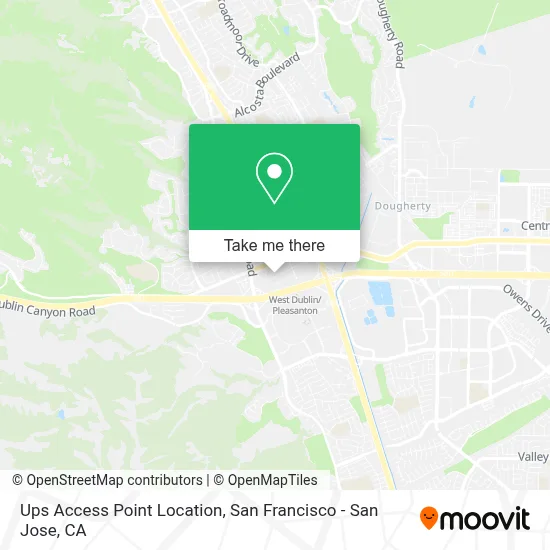 Ups Access Point Location map