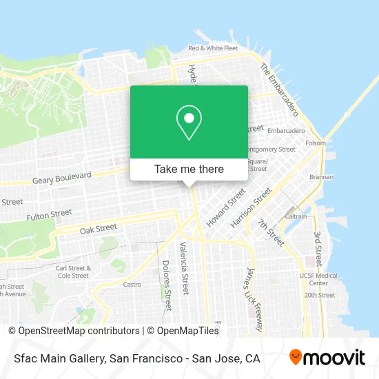 Sfac Main Gallery map