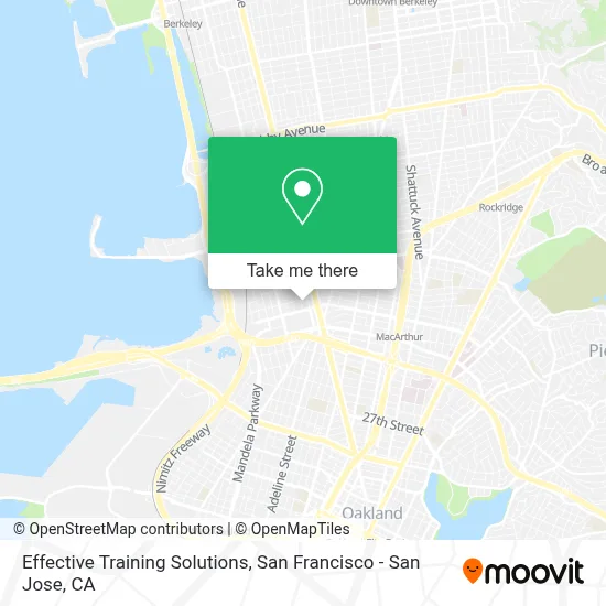 Effective Training Solutions map