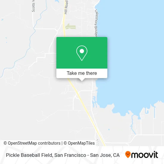 Pickle Baseball Field map