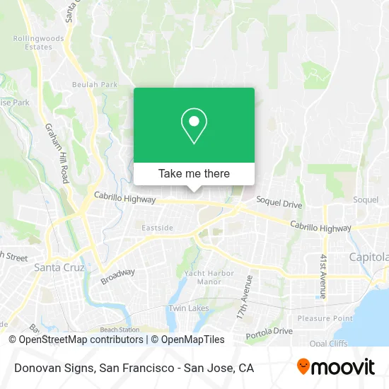 Donovan Signs map