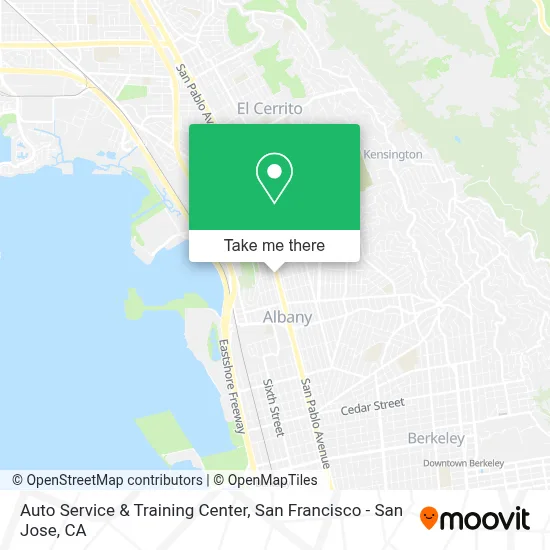 Auto Service & Training Center map