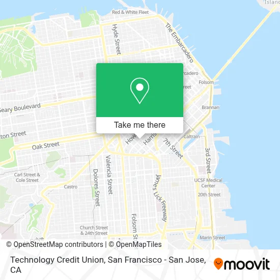 Technology Credit Union map