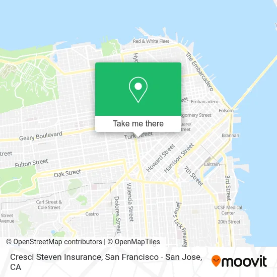 Cresci Steven Insurance map